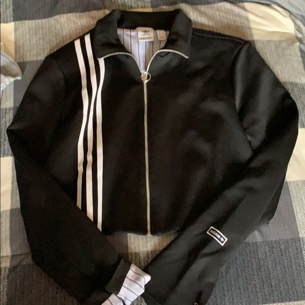Adidas crop blazer XS